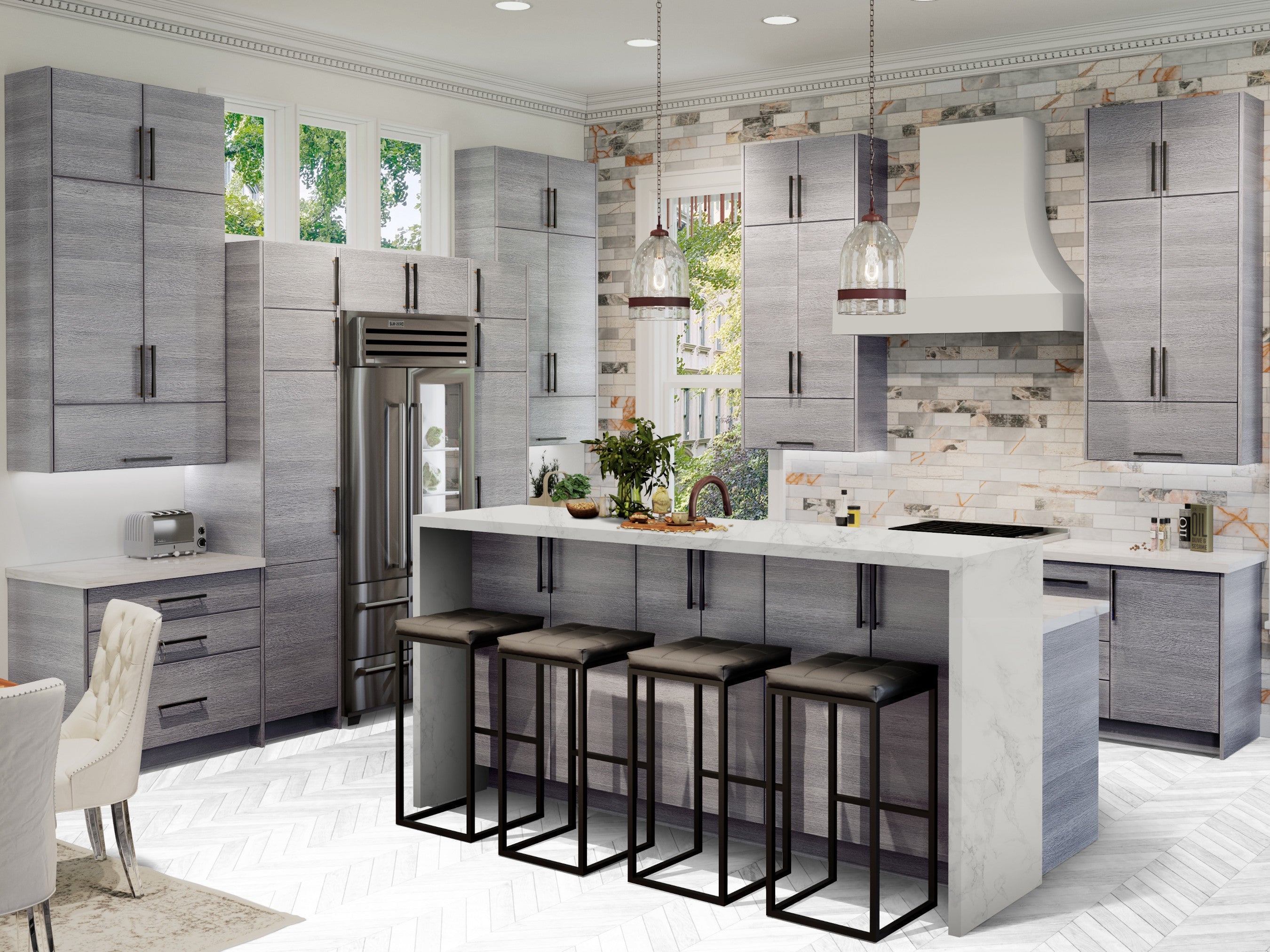 Grey Wood Kitchen Cabinets – Nuovi Armadi