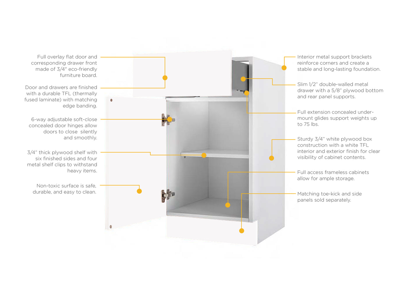 Bianco White Sample Door
