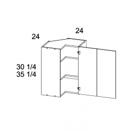 Pure Blanc 24"W x 30 5/16"H x 24"D Wall Easy Reach
