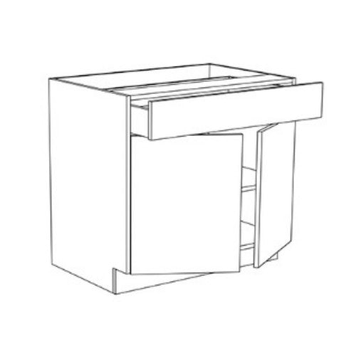 Sage Green Shaker 27" Base Cabinet