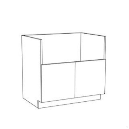 Ultra Gray 33" Farm Sink Base Cabinet