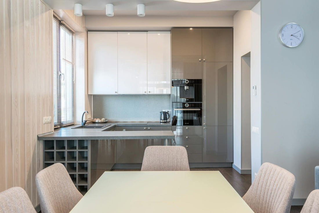 high gloss kitchen cabinets