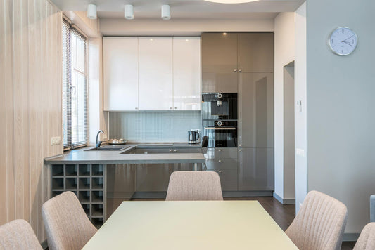 high gloss kitchen cabinets