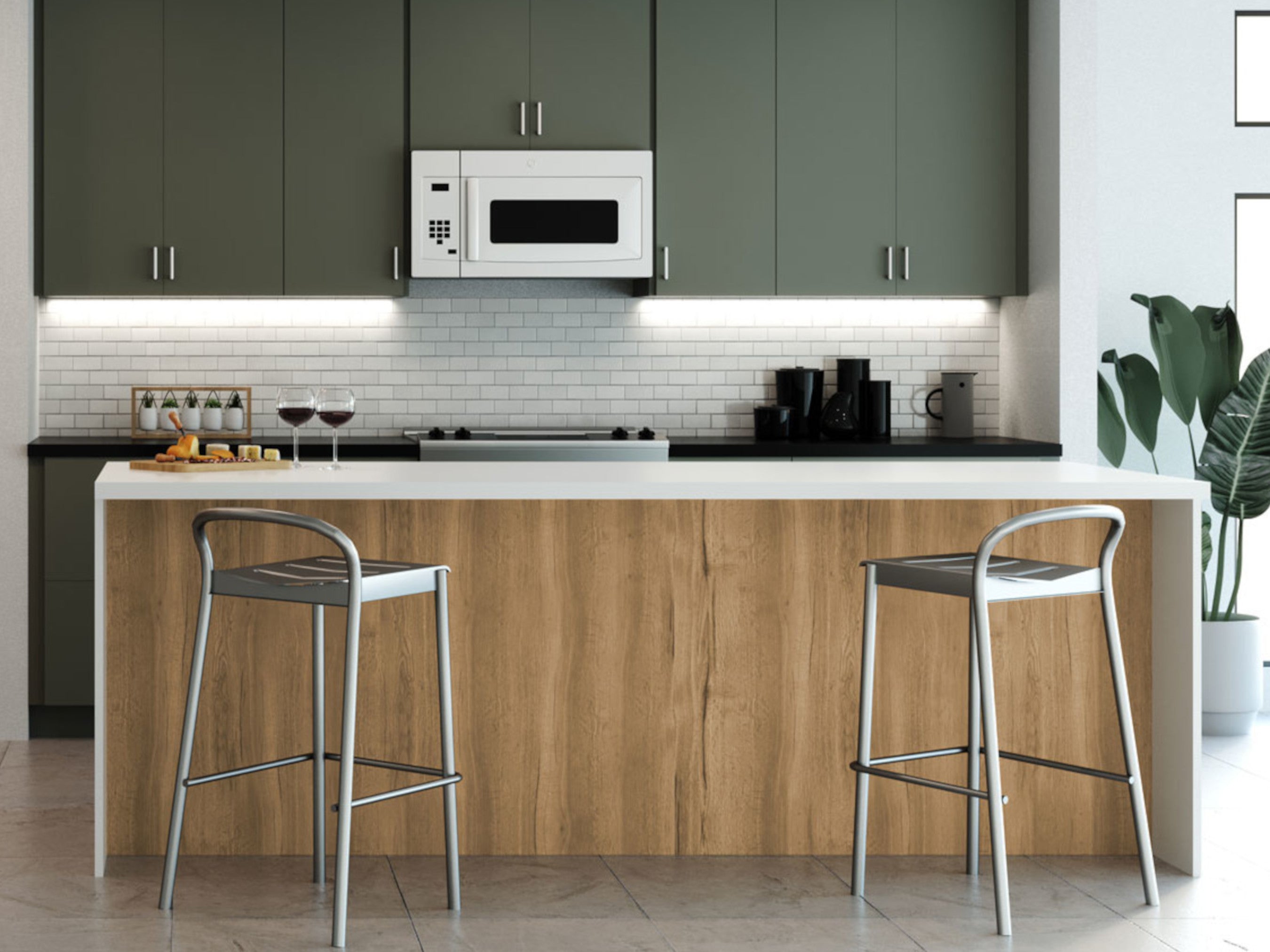 Natural Oak Bathroom Cabinets