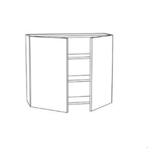 Natural Oak Shaker 36" W x 30" H Wall Cabinet