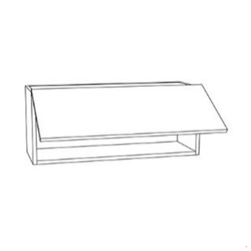 Sage Green Shaker 36" W x 21" H Horizontal Wall Cabinet