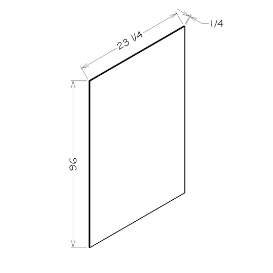 Honey Shaker 24"W x 96"H Tall Skin Panel