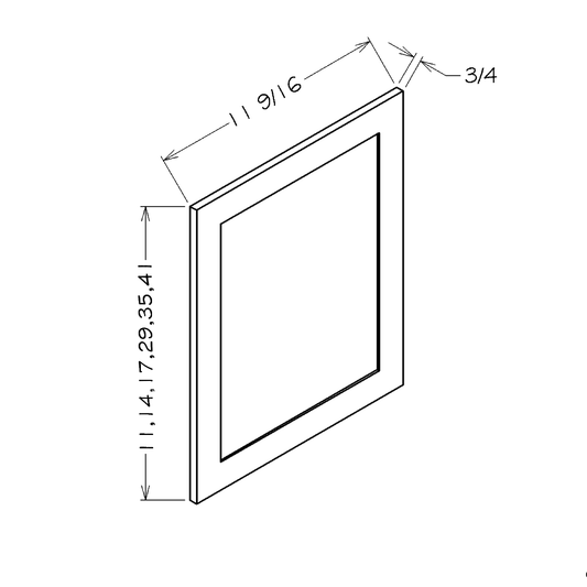 Honey Shaker 11-1/2"W x 29"H Wall Decorative Door Panel