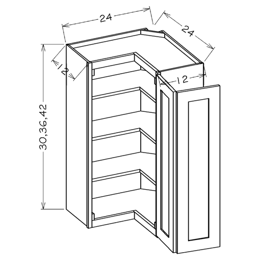 Honey Shaker 24"W x 30"H Wall Easy Reach