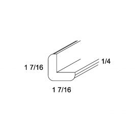 Pure Blanc Outside Corner Molding 96"