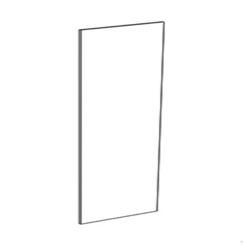 Mist Beige Shaker 35" W x 96" H x 3/4" D Tall End Panel