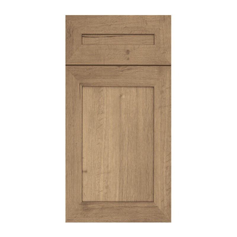 Natural Oak Shaker Kitchen Cabinet Sample Door