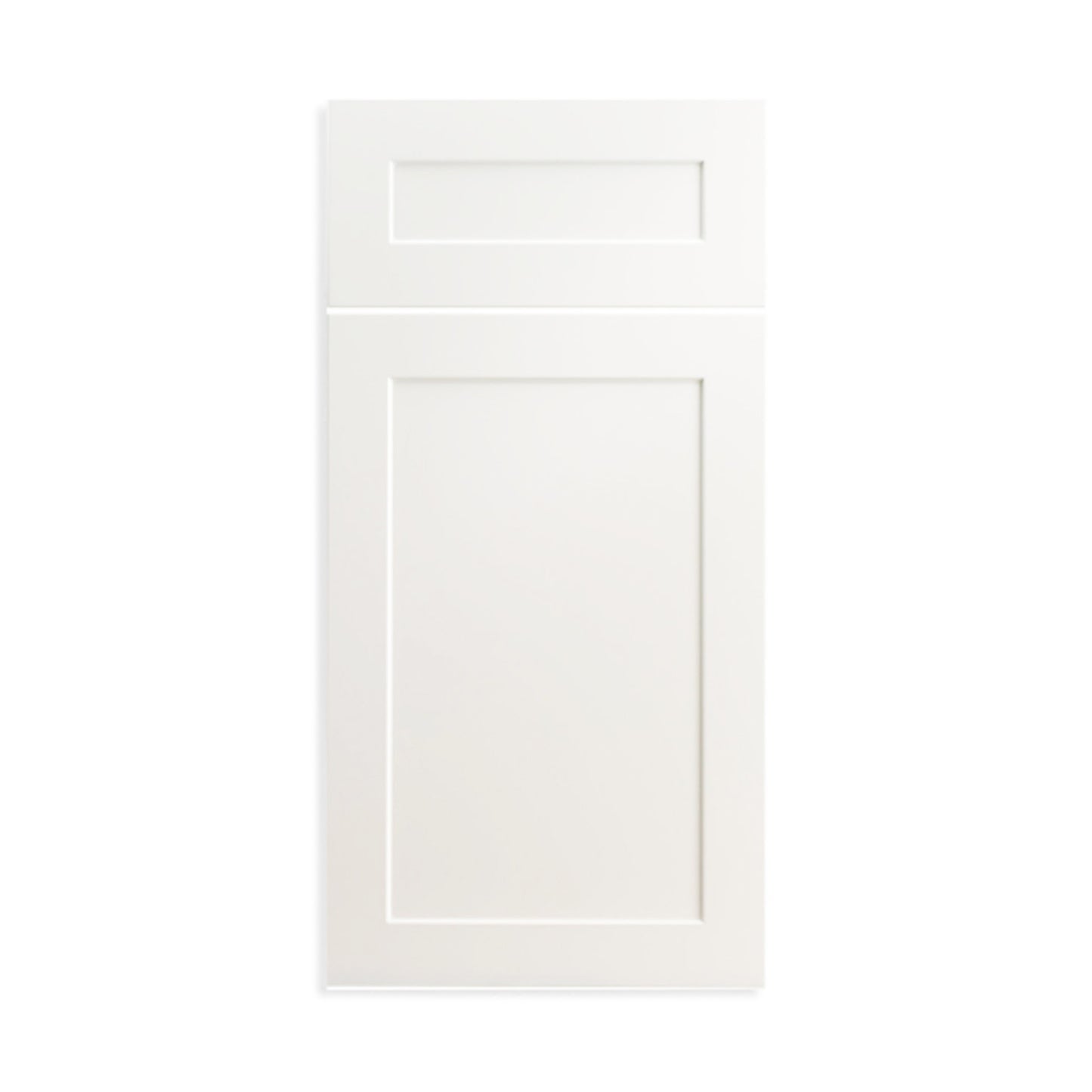 Stratus White Shaker Sample Door