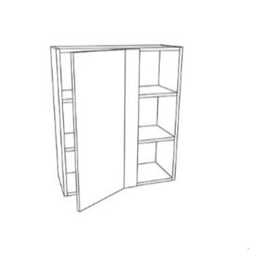 Black Forest Wood 27" W x 30" H Wide Wall Blind Cabinet