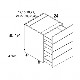 White Wood 27"W x 15 1/8"H x 13.5"D Wall Flip Up Door